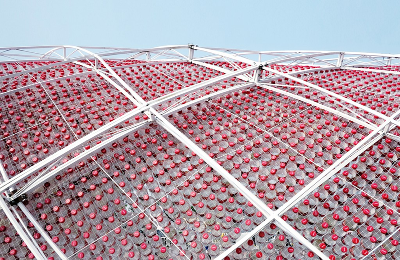 Illustration for article titled This Hooped Bridge is High-Tension Math